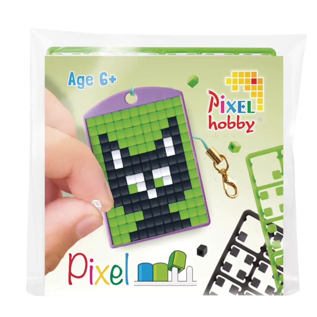 Medaillion startset - Zwarte kat